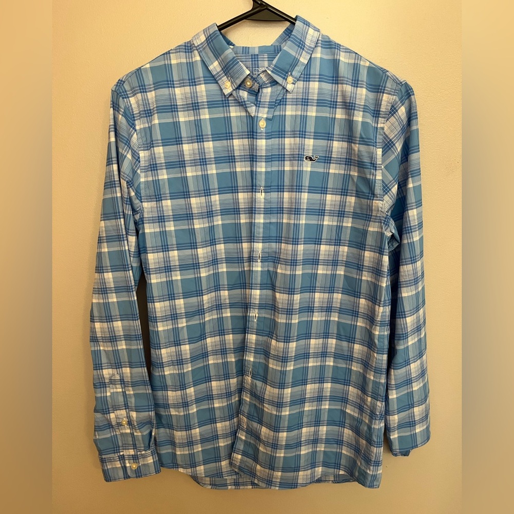 Vineyard Vines Performance‎ Button Up Size L 16